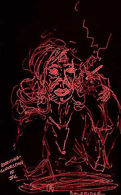 Awaiting Connection at JFK - by Charlene Baldridge