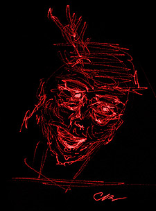 Old Woman at Dobson's, by Charlene Baldridge