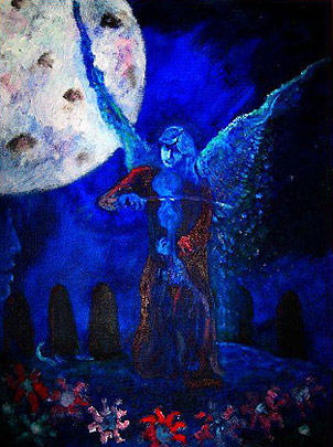Death Has Come (oil on canvas)