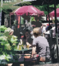 Outdoor cafe