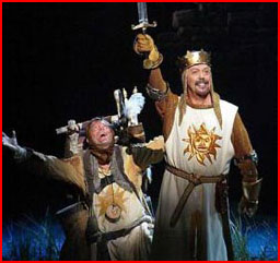 Michael McGrath and Tim Curry