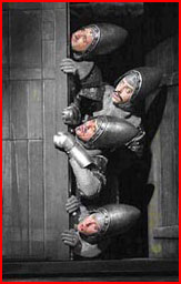 Thomas Cannizzaro, Christian Borle, Hank Azaria and Greg Reuter